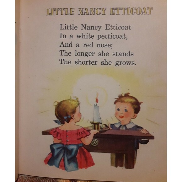 Little Folks in Mother Goose Tell-A-Tale Hardback 1946 Children's Book #863 - Picture 8 of 9